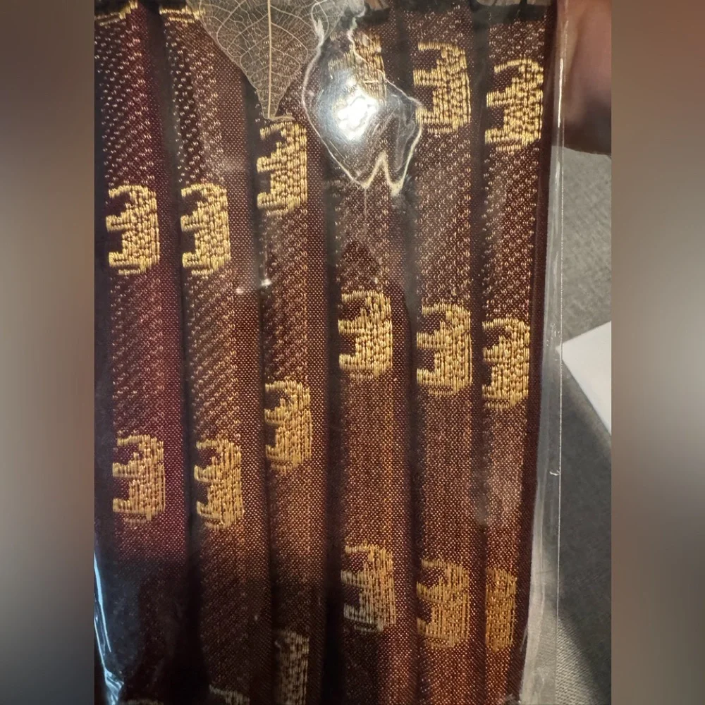 Brown Elephant Design Chopsticks Set from Thailand - Picture 5 of 5